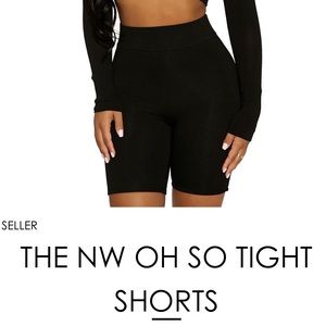 Naked wardrobe biker shorts